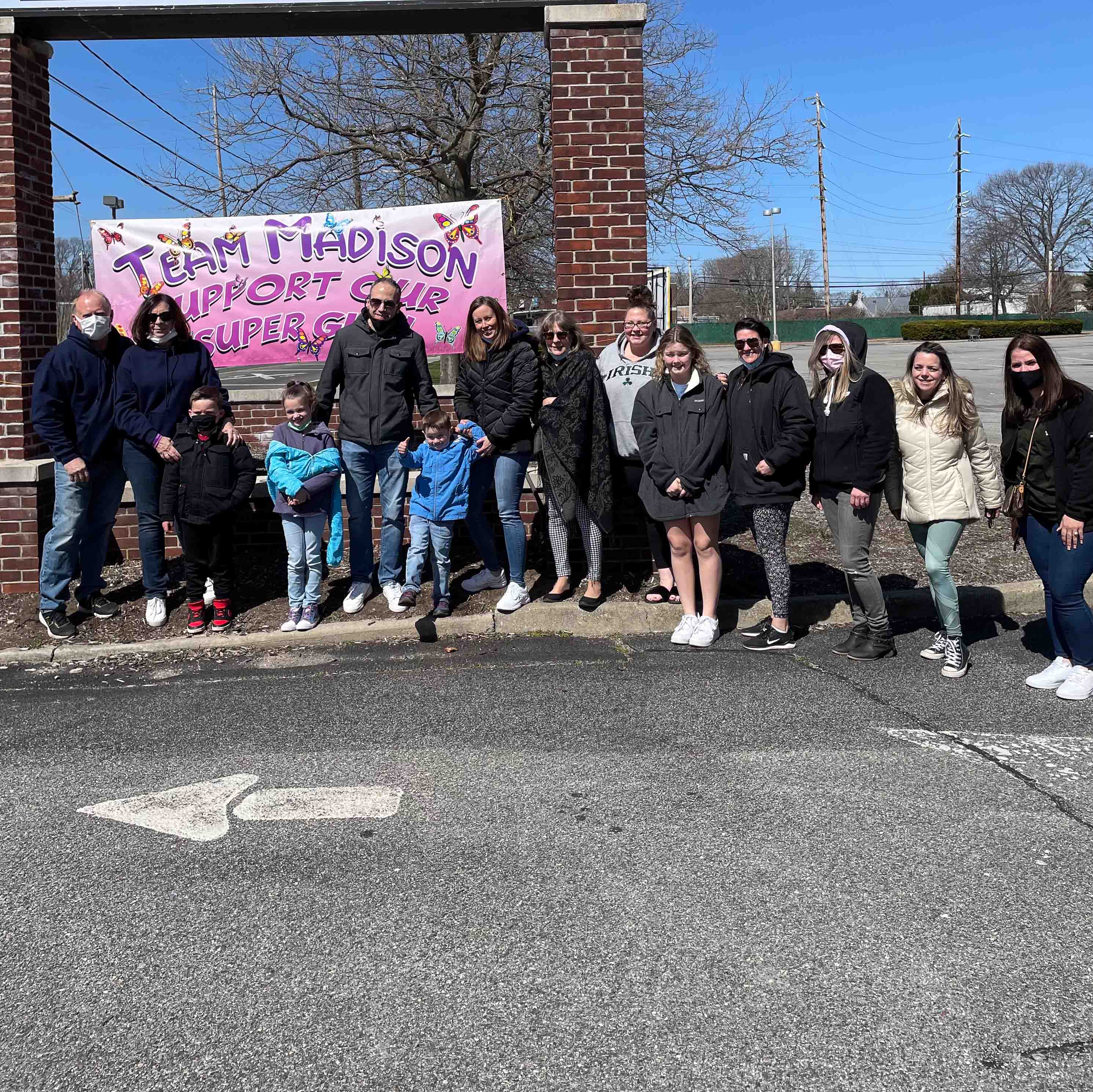 High school clothing drive success