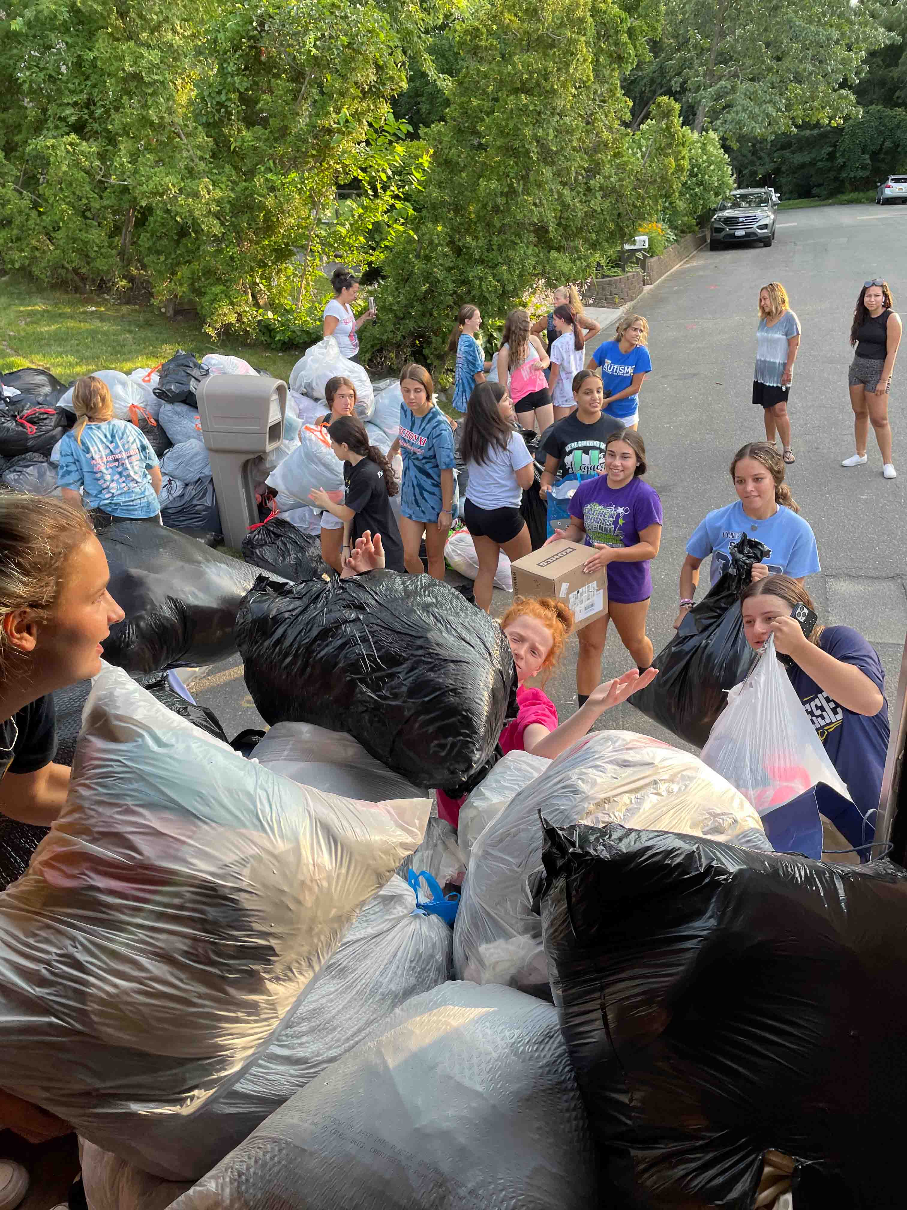 Eco-friendly clothing donation fundraiser