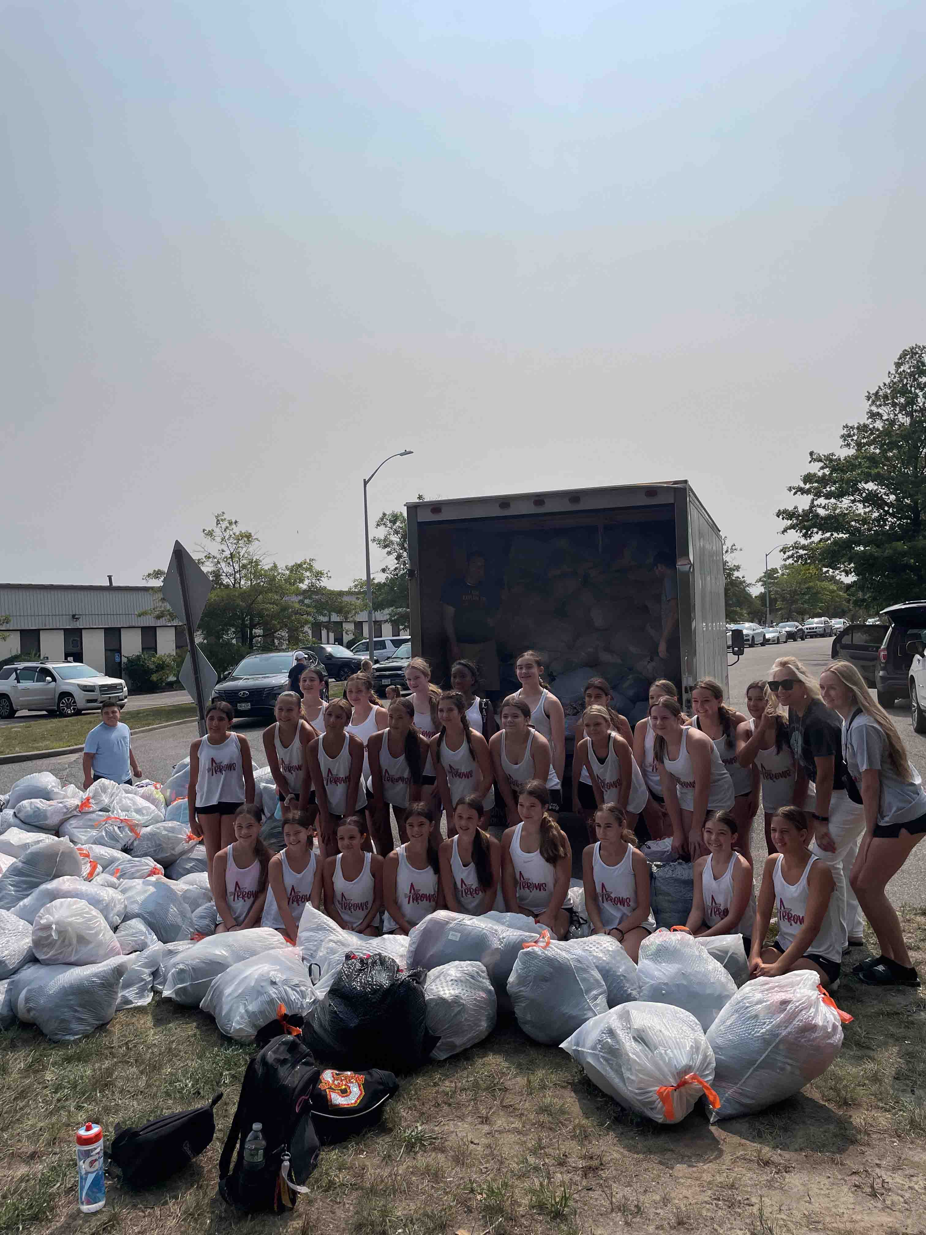 Simple clothing drive raises funds fast