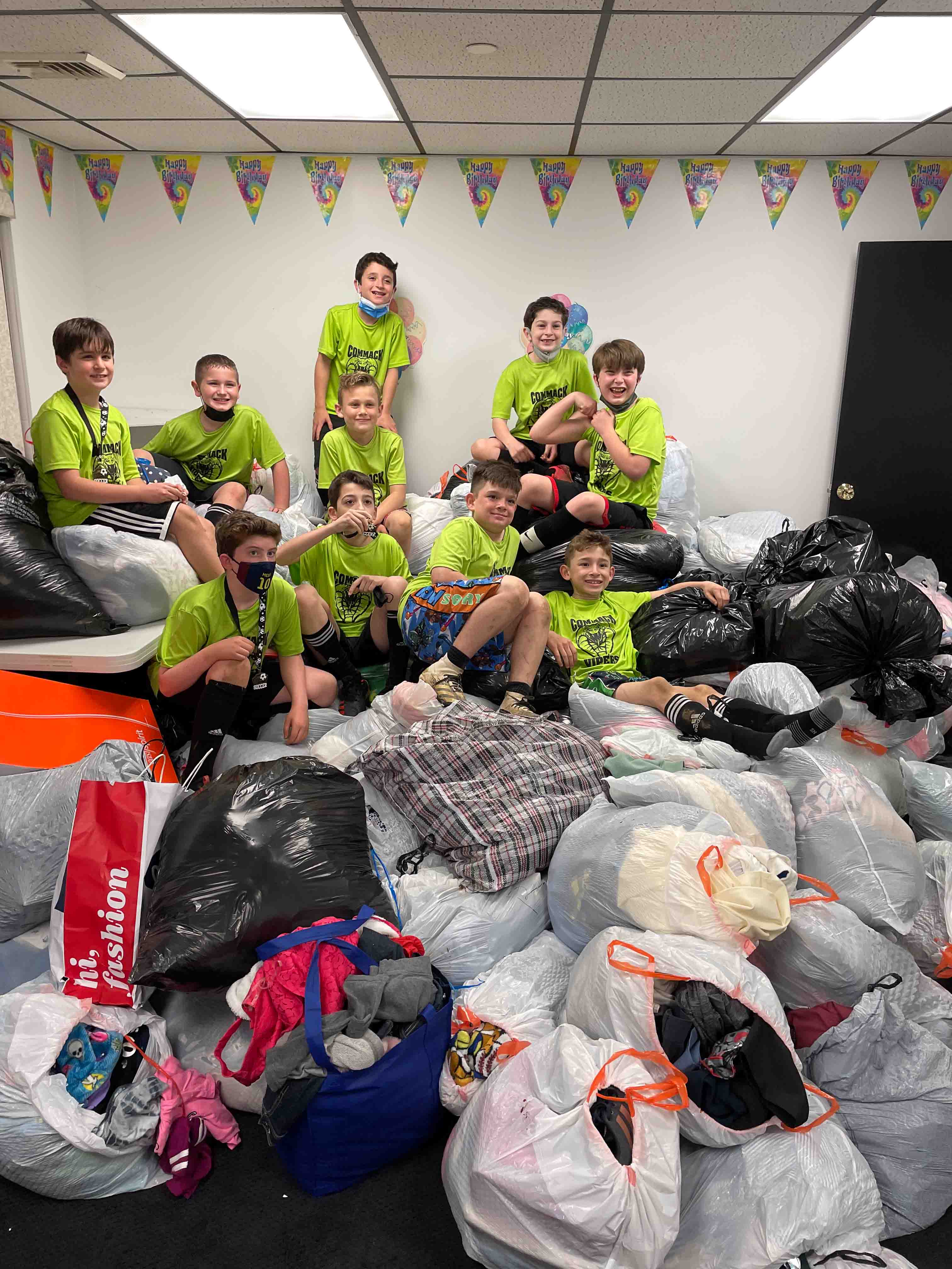 Easy fundraising with used clothes